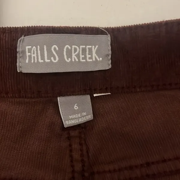 Falls Creek Brown Corduroy Pants straight fit - Image 6