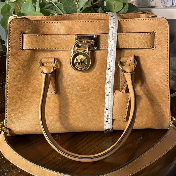 Michael Kors Tan Satchel with Gold Hardware. - Image 3