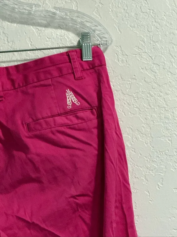 Women’s Royal & Awesome Golf Pants in Hot Pink Sz 32x32 - Image 3
