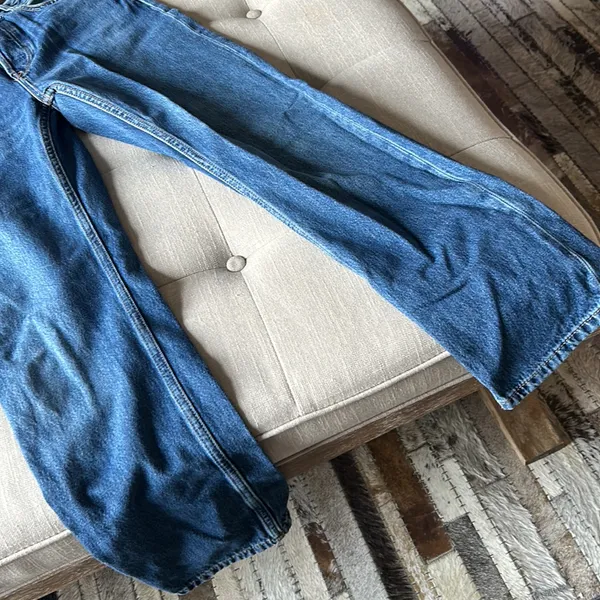 Zara Blue Denim Straight Leg Jeans‎ - Image 2