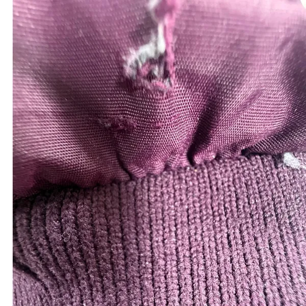 Vintage Columbia Sportswear Purple Fleece Lined Bomber Jacket Womens XL - Image 7