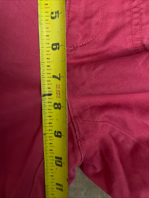 Loft straight Leg low-rise Red Pants - Image 6