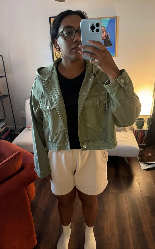 Society Boutique Green Utility Jacket - Image 2