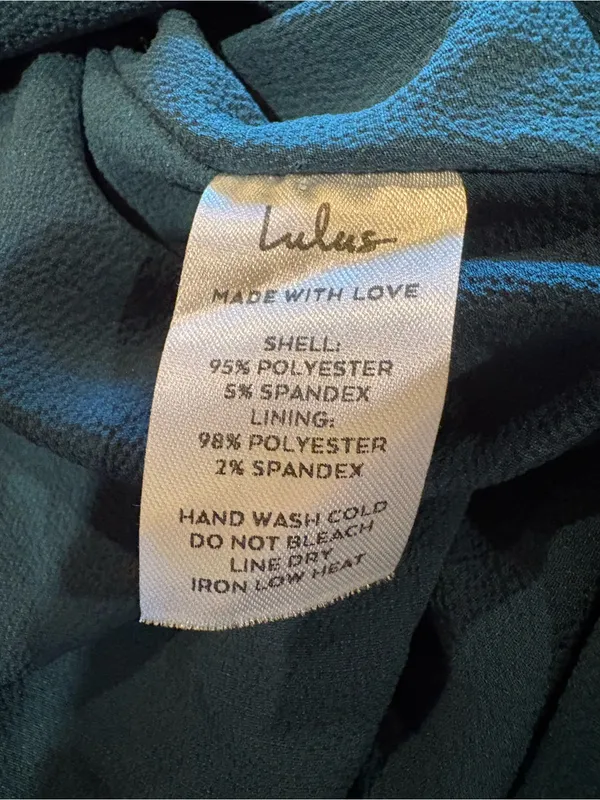 Lulus September Sunsets Dark Teal Floral Print Wrap Maxi Dress NWT size M - Image 12