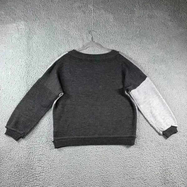 Amaryllis Patchwork Chunky‎ Sweater Women XS/S Cable Knit Academia Lagenlook - Image 3
