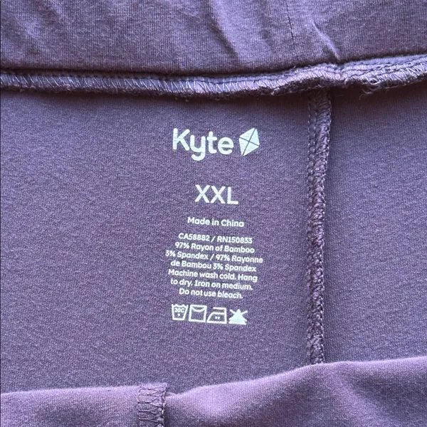 Kyte Women's Purple Biker Sleep Shorts size XXL - Image 2