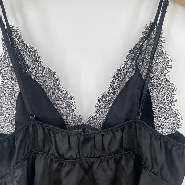 VICTORIA'S SECRET Lingerie Teddy Size Small Black Lace Sexy Lips Intimates - Image 5