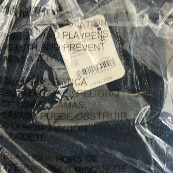 NWT we the free people Madison Ave denim mini skirt sz 31 wandering eyes 29 30 - Image 5