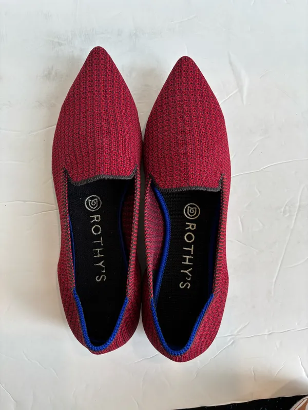 Rothy’s The Point Ballet Flats in Rare Limited Edition Scarlett Tweed - Image 6