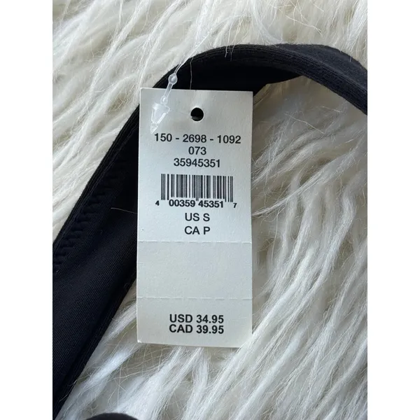 OFFLINE By Aerie Real Me Xtra Square Neck Sports Bra Black Size Small - Image 8