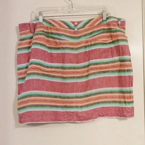 Old Navy Colorful Striped Mini Skirt - Image 2