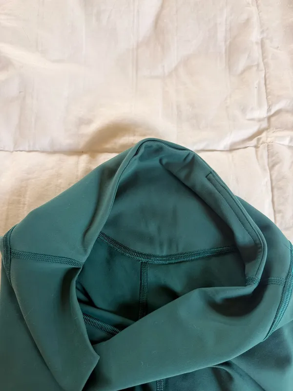 Lululemon Align High-Rise Leggings Dark Teal Green Size 6 - Image 3