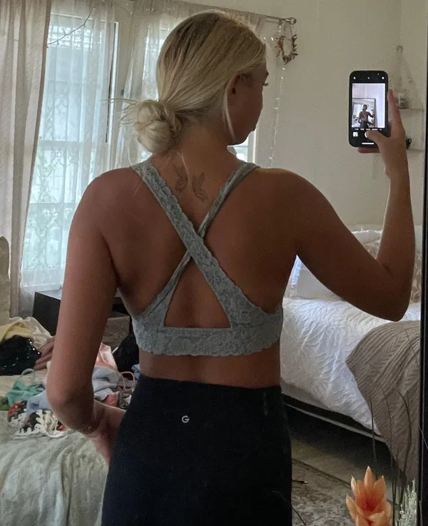 Grey Lace Bralette  - Image 2