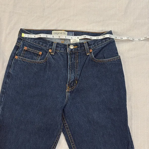 Vintage GAP Original Fit Taper Leg Jeans - Image 4