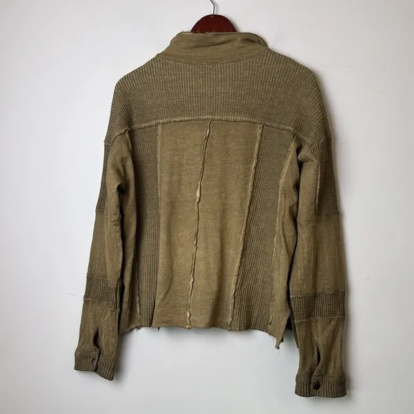 POL woman's I oversized Olive Green shirt Jacket sz S - Image 5