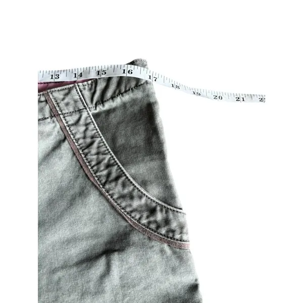 Life Is Good Women's Faded Green Cropped Pants - Image 4