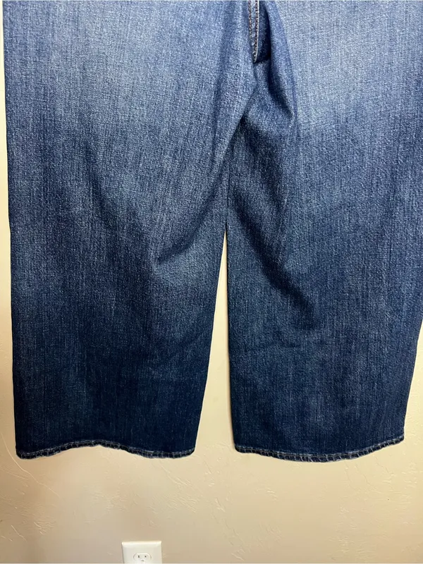Madewell High‎ Rise Wide Leg Crop Denim Jeans - Image 9