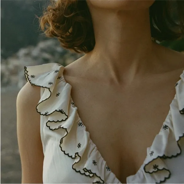 Doen silk dress - Image 4