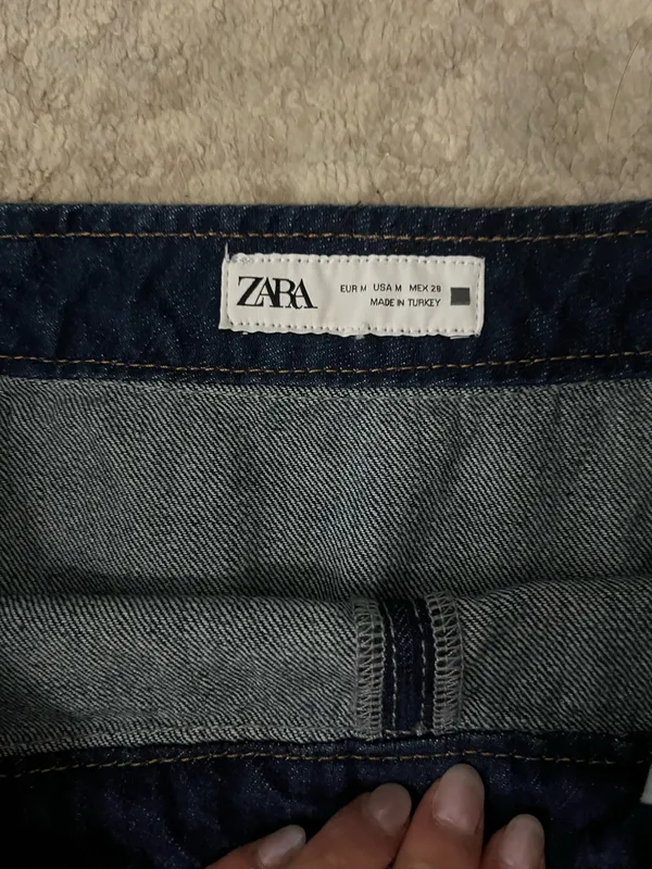 ZARA Denim Skirt Mini - Image 2