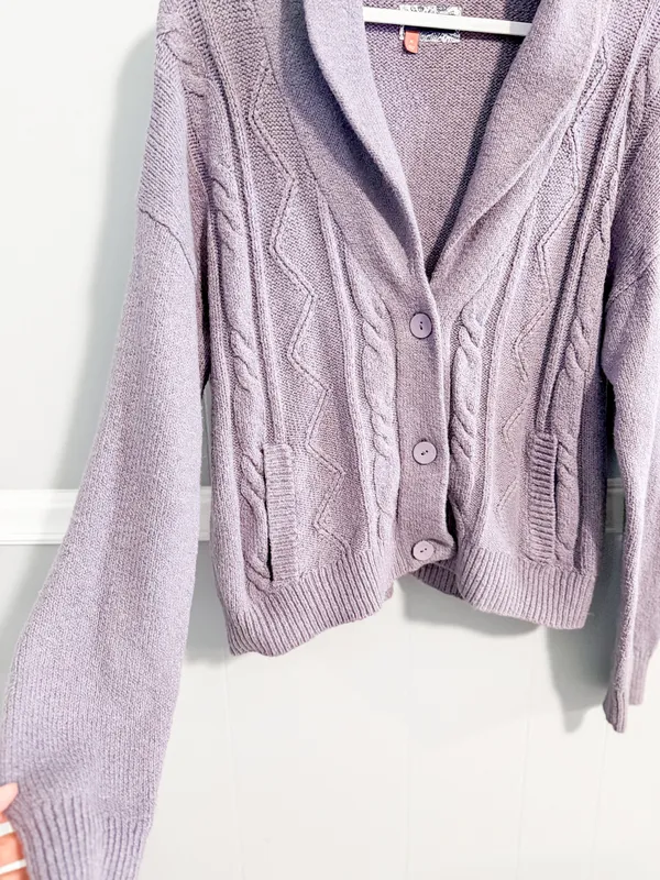 Anthropologie Pilcro Cable Knit Cardigan - Image 5