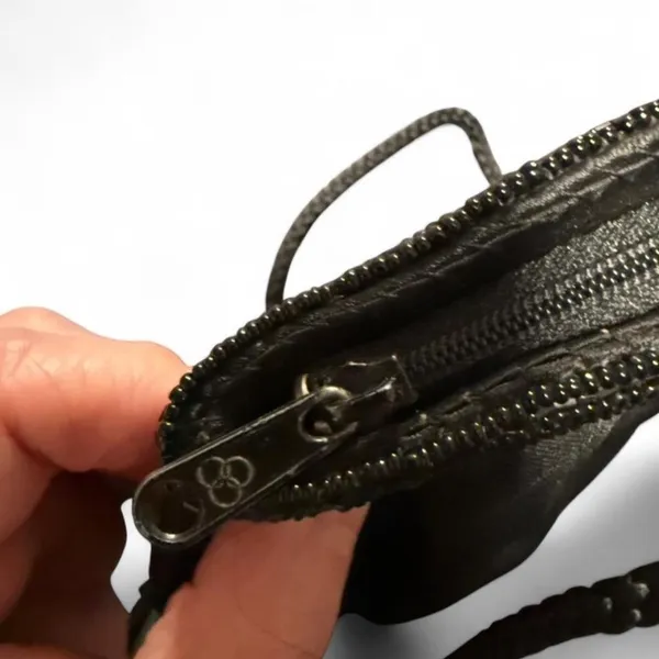 vintage La Regale black beaded evening bag - Image 7