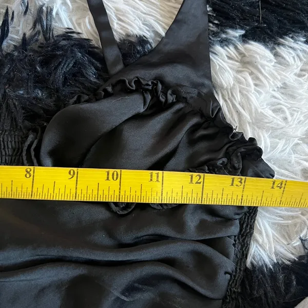 Zara Black Ruffle Babydoll Top, Goth Whimsigoth Grunge Indie Sleaze Coquette XS‎ - Image 5