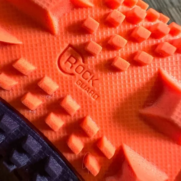 Reebok CrossFit H20 drain, Dura grip athletic shoes orange purple black size 6 - Image 4