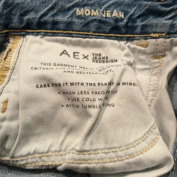 American Eagle Outfitters Mom Jeans Relaxed Denim Hi Rise - Image 8