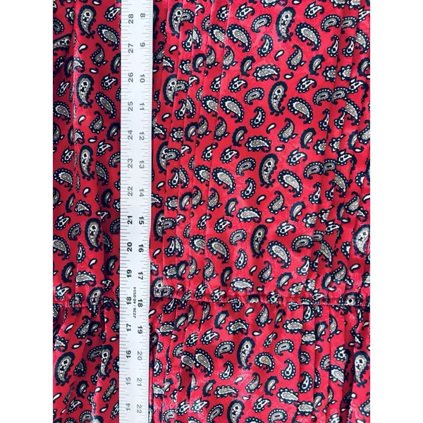 Vintage Talbots Paisley Maxi Dress Prairiecore Cottagecore Long Sleeve Womens 12 - Image 9