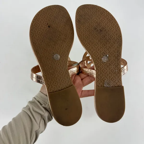 Tory Burch MILLER METALLIC SANDAL in Rose Gold - Image 5