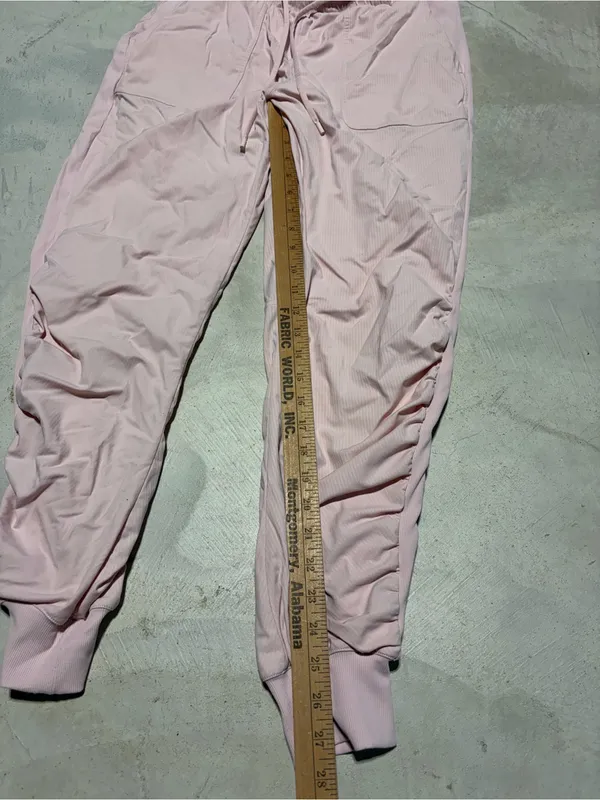 Lululemon beyond the studio Light Pink Drawstring Jogger Pants 10 - Image 2