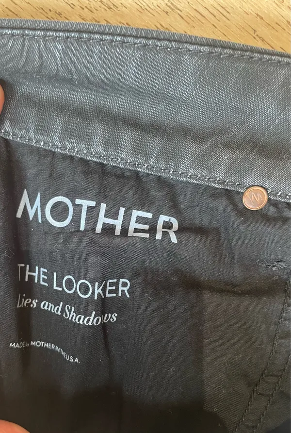 🖤 MOTHER The Looker Skinny Jeans - Lies and Shadows - Size 28 - Image 4