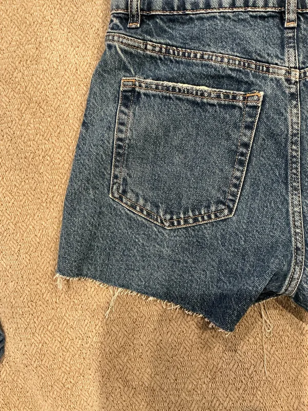 H&M Midi Denim Shorts - Image 6