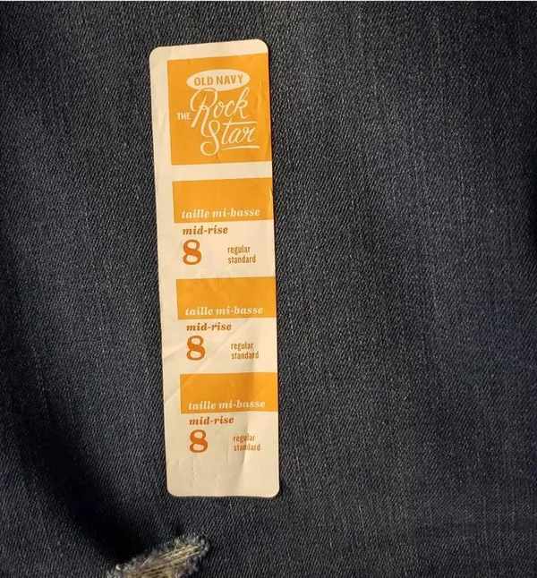 Old Navy Rockstar Mid Rise Skinny Jeans‎ NWT Women’s 8 - Image 6