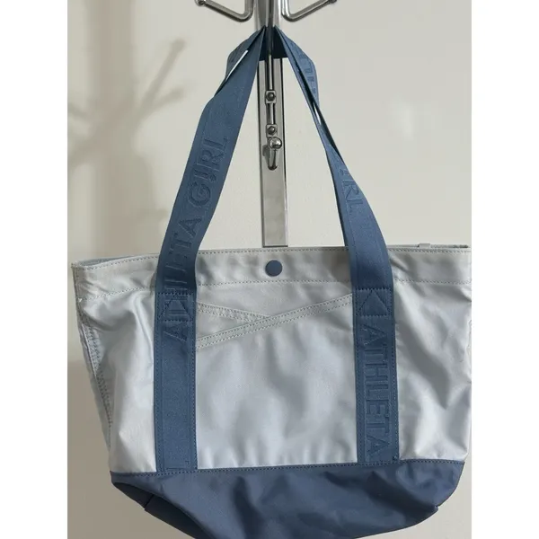 Athleta Girl Weekend Tote Bag Blue One Size Water Repellent Power of She Dance - Image 4