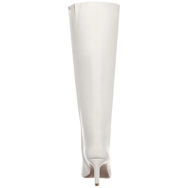 On 34th Womens Rachelle Stovepipe Boots 10019723900 Bone Smooth White 5M - Image 11