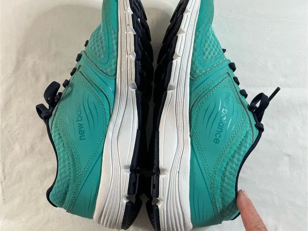 New Balance Teal and Navy Women's Athletic Sneakers - Image 6
