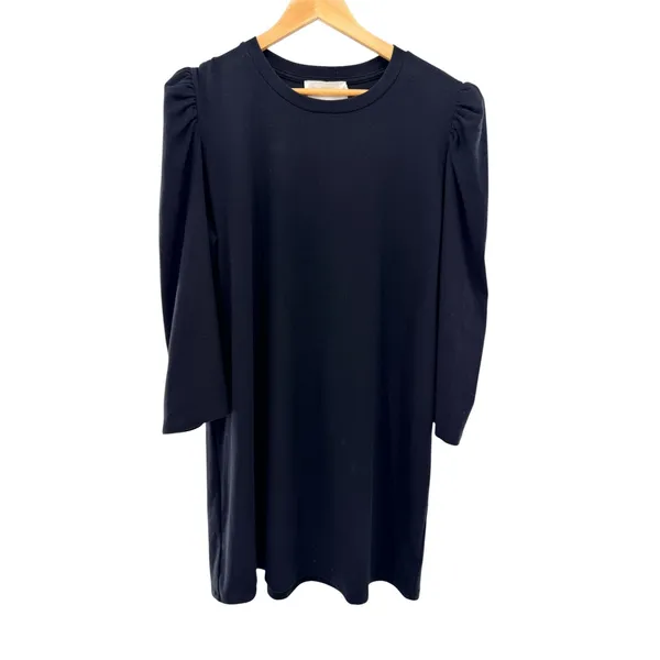 Tuckernuck Pomander Place Black Vesty Puff Sleeve Mini Dress XXL LBD‎ Minimalist - Image 2