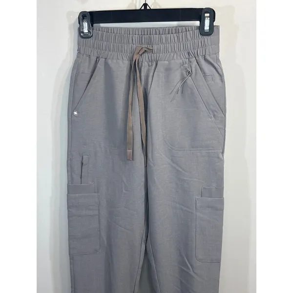 FIGS‎ Charlotte Slim Fit Scrub Pants Cargo Pockets Jogger Gray XXS NWT - Image 4