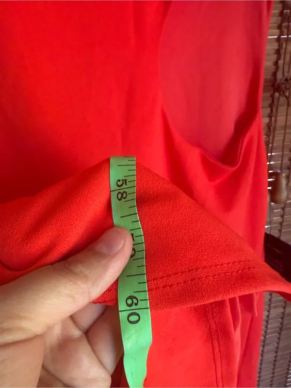 Lulus Sindra Bright Orange Cutout Column Maxi Dress Size Small NWT $78 - Image 9