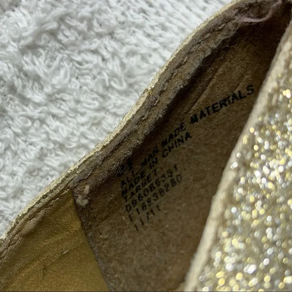 Mossimo 9.5 Glitter round toe diva heels - Image 6