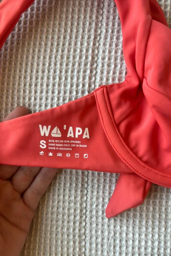 Waapa bikini top Orange - Image 2