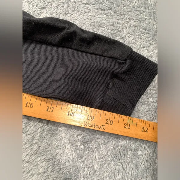 Gymshark black cropped long sleeve top XL - Image 10