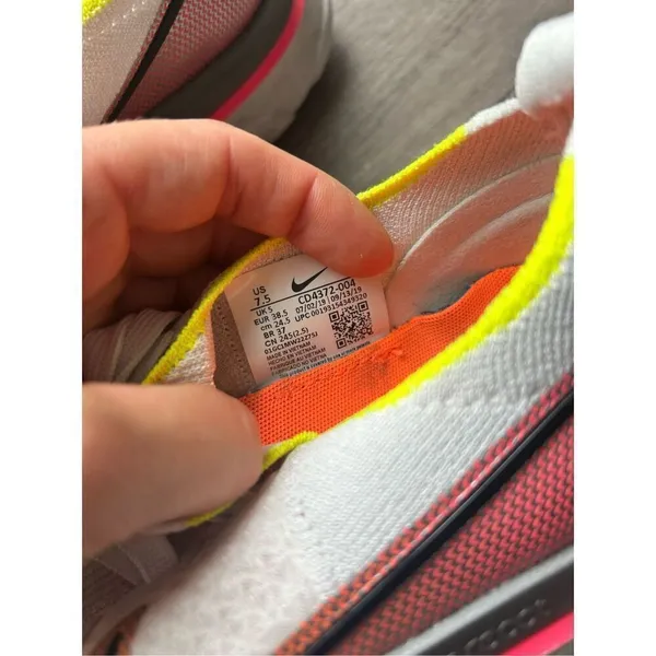 Nike Shoes Womens 7.5 React Infinity Run Lace Up Sneakers CD4372-004 Multicolor - Image 4