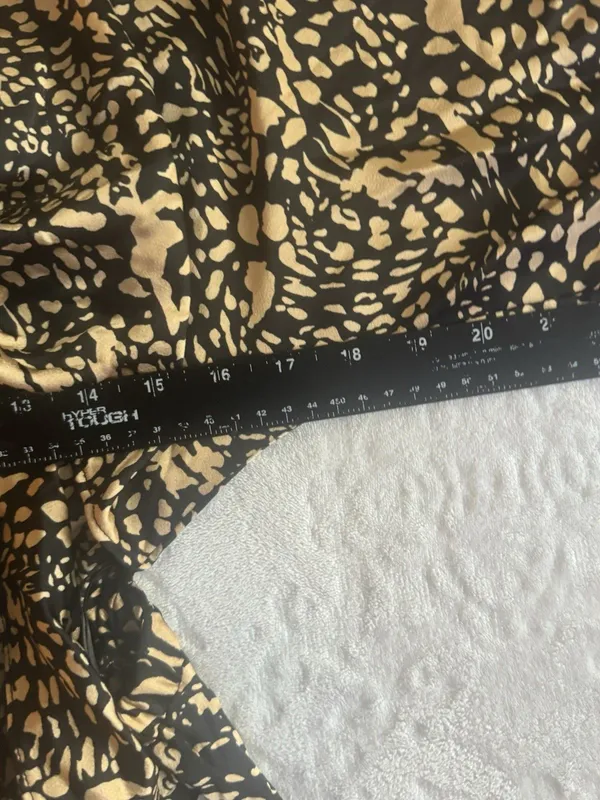 BALTIC BORN Morlana Maxi Dress | Black + Tan Print SIZE S - Image 8