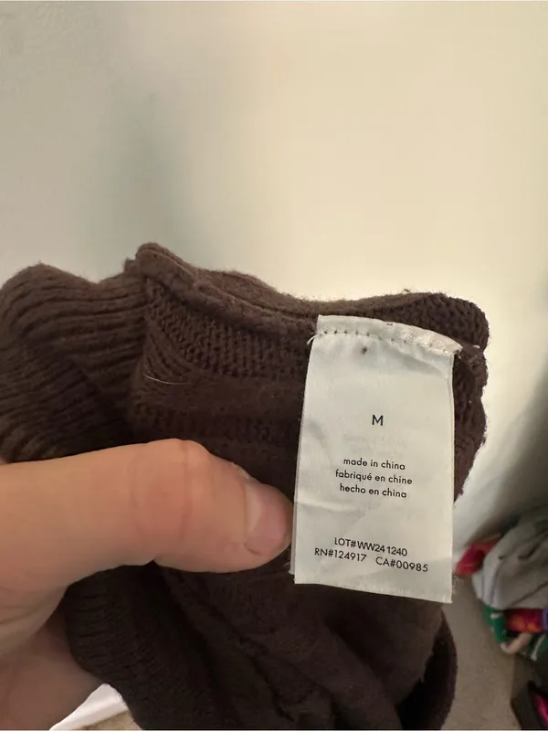 WeWoreWhat Revolve lounge pants brown medium - Image 5