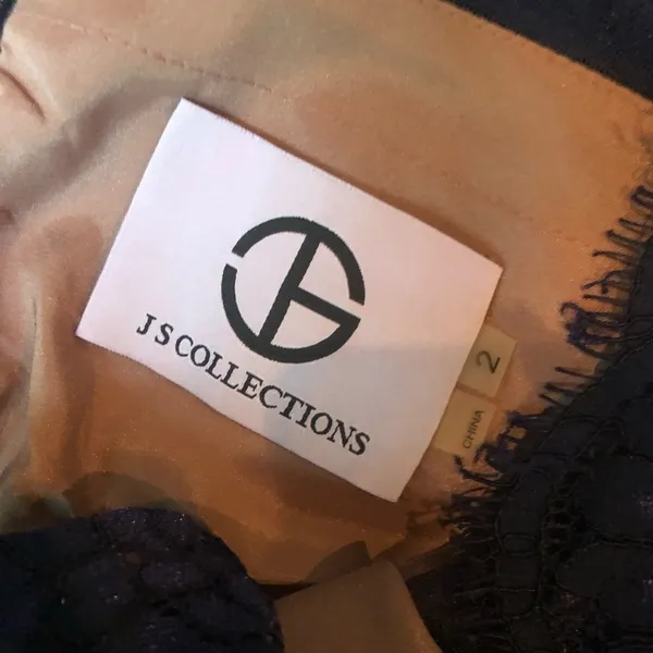 NWT J S‎ Collections Navy Lace Cocktail Dress Sz 2 - Image 11