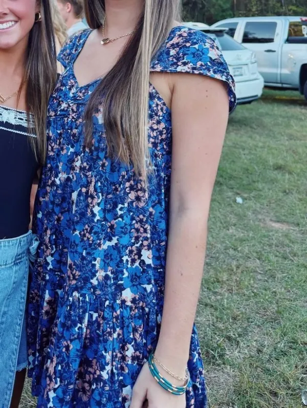 Free People Dress Mini Floral - Image 2