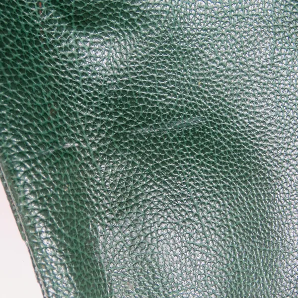 1980s Vintage Dooney & Bourke Forrest Green Leather Drawstring Crossbody Bag - Image 9