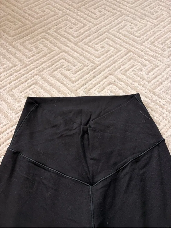Aerie Offline Real Me High Waisted Crossover Super Flare Legging Black - Image 7